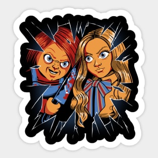 Fighting Dolls Sticker